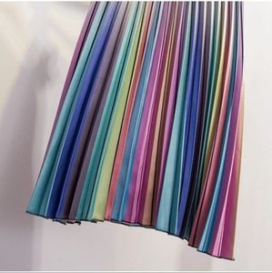 COPY - Maxi pleated rainbow skirt